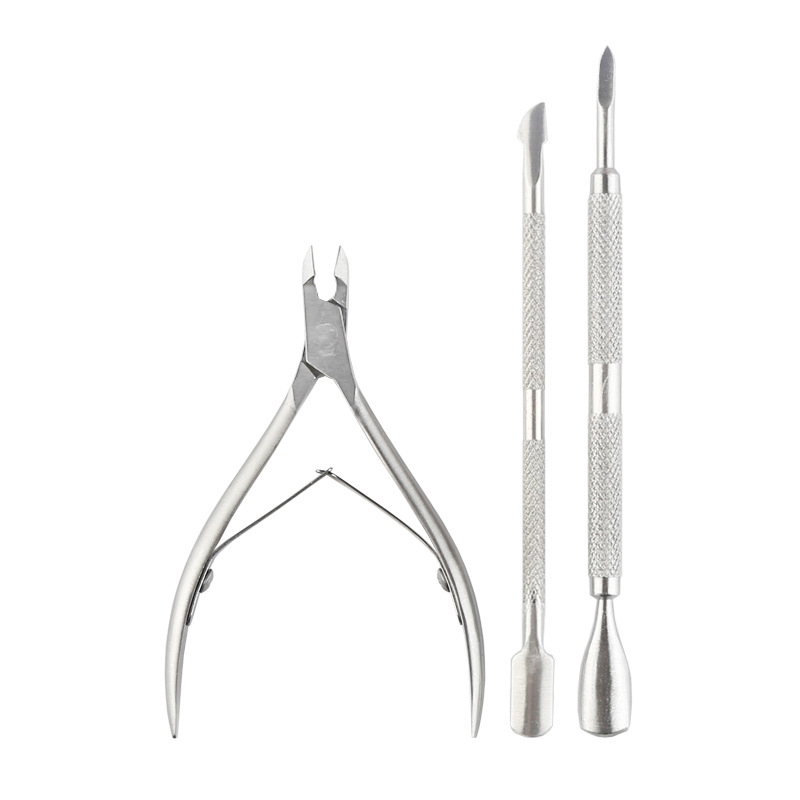 Nail Cuticle Nipper Stainless Steel Tweezer Clipper Dead Skin Remover Scissor Plier Pusher Tool