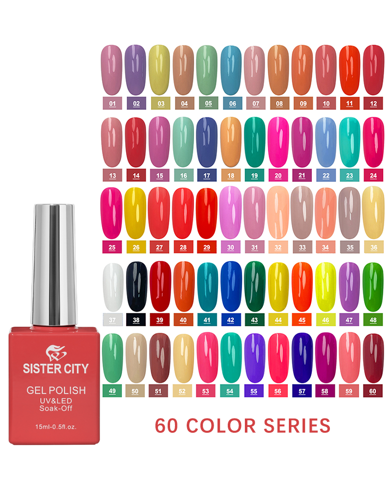 Color Gel Polish -Hot Sale 60 colors serie