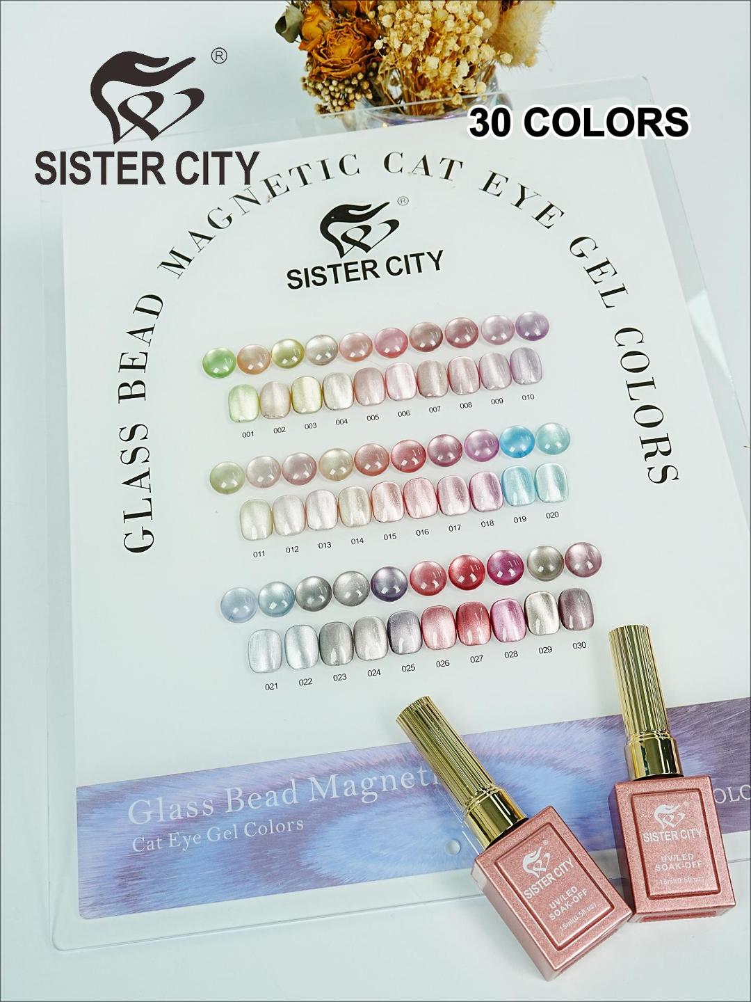 Glass bead cat eye gel 