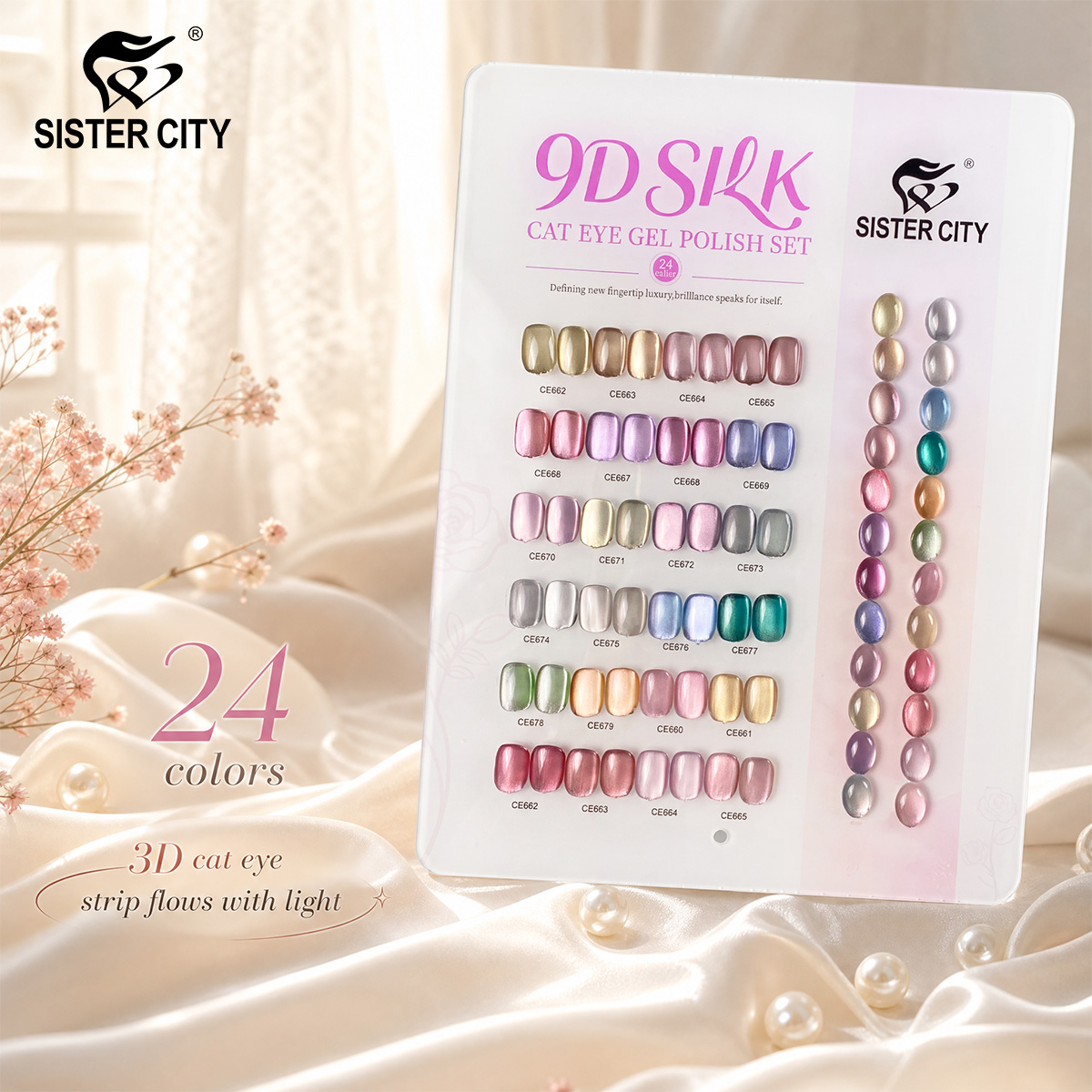 9D Silk Cat Eye Gel (CE662-CE685)