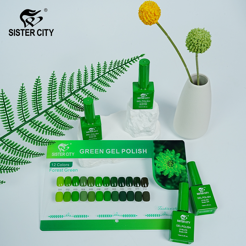 Color Gel Polish Collection-Green Series